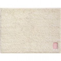 （まとめ） オカトー Hitohira バスマット 45×60cm 雪（ホワイト） 【×2セット】