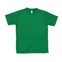 （まとめ）ATドライTシャツ 150cm グリーン 100gポリ100%【×10セット】