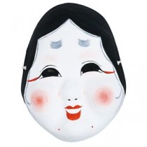 （まとめ）おかめお面【×10セット】