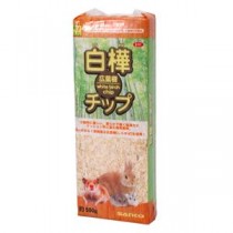 （まとめ） 白樺 広葉樹チップ 500g （ペット用品） 【×10セット】