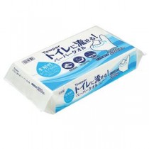 （まとめ）トライフ トイレに流せる！ペーパータオル 200枚/パック 1セット（35パック） 【×3セット】