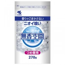 （まとめ）小林製薬 無香空間 つめ替用 270g 1セット（24個） 【×3セット】