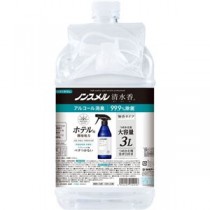 （まとめ）白元アース ノンスメル 清水香 無香 つめかえ用大容量 3L 1本 【×3セット】