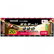 （まとめ）マクセル アルカリ乾電池 ボルテージ単3形 LR6（T） 20P 1パック（20本） 【×5セット】