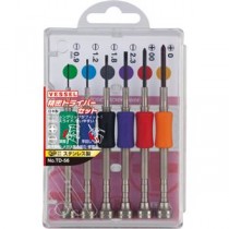（まとめ）ベッセル 精密ドライバーセット 6本組TD-56 1セット 【×5セット】