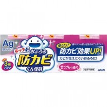 （まとめ）ライオン ルックプラスおふろの防カビくん煙剤 せっけんの香り 1パック（3個） 【×5セット】