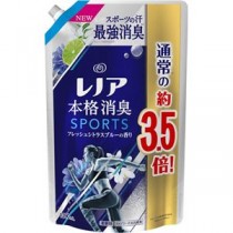 （まとめ）P＆G レノア本格消臭 スポーツフレッシュシトラスブルー 詰替用 超特大 1390ml 1個 【×5セット】