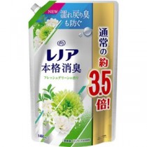 （まとめ）P＆G レノア本格消臭フレッシュグリーン 詰替用 超特大 1460ml 1個 【×5セット】