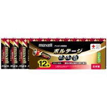 （まとめ）マクセル アルカリ乾電池 ボルテージ単3形 LR6（T） 12P 1パック（12本） 【×5セット】