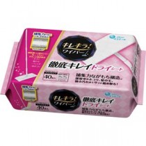 （まとめ）大王製紙 エリエール キレキラ！ワイパー徹底キレイ ドライシート （20枚×2袋） 1パック 【×10セット】