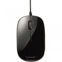 （まとめ）ハイディスク 光学式有線マウス ブラック HDM-2106BK 1個 【×10セット】