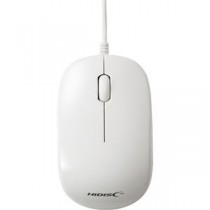 （まとめ）ハイディスク 光学式有線マウス ホワイト HDM-2106WH 1個 【×10セット】