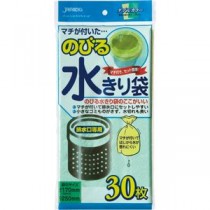 （まとめ）ジャパックス のびる水切り袋 排水口用 マチ付 NB21 1パック（30枚） 【×30セット】