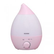 アイリスオーヤマ 超音波式加湿器 しずく型 ピンク UHM-280S-P