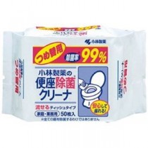 （まとめ）小林製薬 便座除菌クリーナーティッシュ 詰替用【×10セット】