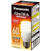 （まとめ）Panasonic 電球型蛍光灯 D60形 電球色 EFD15EL11EF2【×3セット】