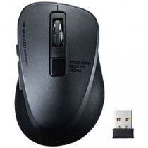 （まとめ）サンワサプライ 静音ワイヤレスマウス ブラックMA-WBL153BK【×3セット】
