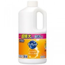 （まとめ）花王 キュキュット 詰替用 1380ml【×3セット】