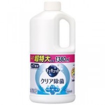 （まとめ）花王 キュキュット クリア除菌 詰替用 1380ml【×3セット】