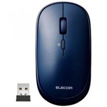 （まとめ）エレコム 薄型無線マウス ブルー M-TM10DBBU【×5セット】