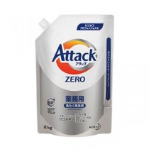 （まとめ） 花王 アタックZERO 業務品 つめかえ用 2Kg 【×3セット】