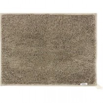 （まとめ） Mellow バスマット 約45×60cm ベージュ 【×2セット】