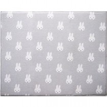 （まとめ） Dick Bruna 吸水水切りマット 約40×50cm 顔だけミッフィー 【×5セット】