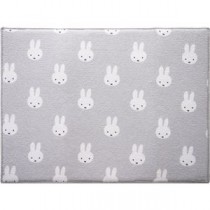 （まとめ） Dick Bruna 吸水水切りマット 約30×40cm 顔だけミッフィー 【×5セット】
