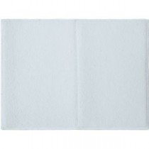 （まとめ） たたんで吊れる吸水水切りマット 約30×40cm ブルー 【×10セット】