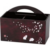 (まとめ) 桜うさぎ リモコンBOX B8116535 【×2セット】