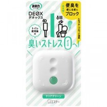 （まとめ） エステー 消臭力 DEOX 本体 クリアグリーン （×10セット）