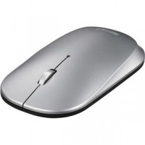 バッファロー（サプライ） 薄型 3ボタン Bluetooth BlueLEDマウス ノーマル シルバー BSMBB330NSV