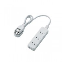 【5個セット】 エレコム スイングプラグタップ/4個口/1m/ホワイト T-S02N-2410WHX5