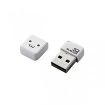 【5個セット】 エレコム USBメモリ/USB2.0/小型/キャップ付/32GB/ホワイト MF-SU2B32GWHFX5
