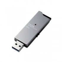 【5個セット】 エレコム USBメモリー/USB3.0対応/スライド式/高速/DAU/32GB/ブラック MF-DAU3032GBKX5