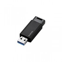 【5個セット】 エレコム USBメモリー/USB3.1（Gen1）対応/ノック式/オートリターン機能付/64GB/ブラック MF-PKU3064GBKX5