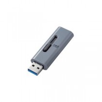 【5個セット】 エレコム USBメモリー/USB3.2（Gen1）対応/スライド式/64GB/グレー MF-SLU3064GGYX5