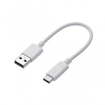 【5個セット】エレコム スマートフォン用USBケーブル/USB(A-C)/認証品/0.15m/ホワイト MPA-AC01NWHX5