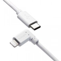 【5個セット】エレコム iPhoneケーブル iPadケーブル 抗菌 L型コネクタ タイプC PD対応 充電 データ転送 1.2m ホワイト MPA-CLL12WHX5