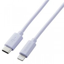 エレコム ライトニングケーブル Type-C-Lightning 1m パープル U2C-APCL10PU