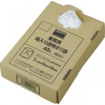 TRUSCO 業務用ポリ袋 透明・箱入 0.1×90L XS0090 1箱(50枚)