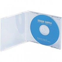 (まとめ) サンワサプライ Blu-ray・DVD・CDケース クリア FCD-PN10CLN 1パック(10枚) 【×5セット】