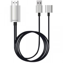 多摩電子工業 iPhone用HDMIケーブル 2.0m ブラック TSK72H20K 1本