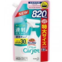 (まとめ) 花王 バスマジックリン エアジェット フルーティフローラルの香り つめかえ用 スパウトパウチ 820ml 1個 【×5セット】