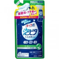 (まとめ) ライオン ルックプラス 泡ピタ トイレ洗浄スプレー クールシトラスの香り つめかえ用 250ml 1個 【×10セット】