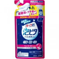 (まとめ) ライオン ルックプラス 泡ピタ トイレ洗浄スプレー ウォーターリリーの香り つめかえ用 250ml 1個 【×10セット】