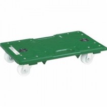 TRUSCO マルチキャリー 連結くんミニ 435×282mm グリーン ナイロン車輪 MP-4328N-50 1台 完成品