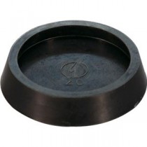 (まとめ) 光 平置きゴム 黒 丸 内径42mm BE-0-402 1個 【×20セット】