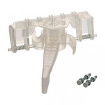 (まとめ) TRUSCO 樹脂台車 アクロ用樹脂ストッパー AC-1JS 1台 【×3セット】