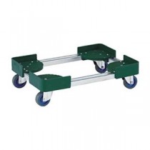 TRUSCO 伸縮式コンテナ台車 内寸300-400×300-400mm スチール製 FCD-3030-ALG 1台 組立品